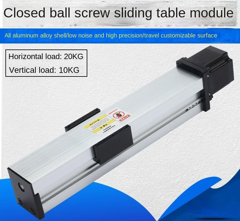 

Dust-Proof Closed Ball Screw Sliding Table Precision Linear Guideway Module with 42/57 Stepper Motor Workbench