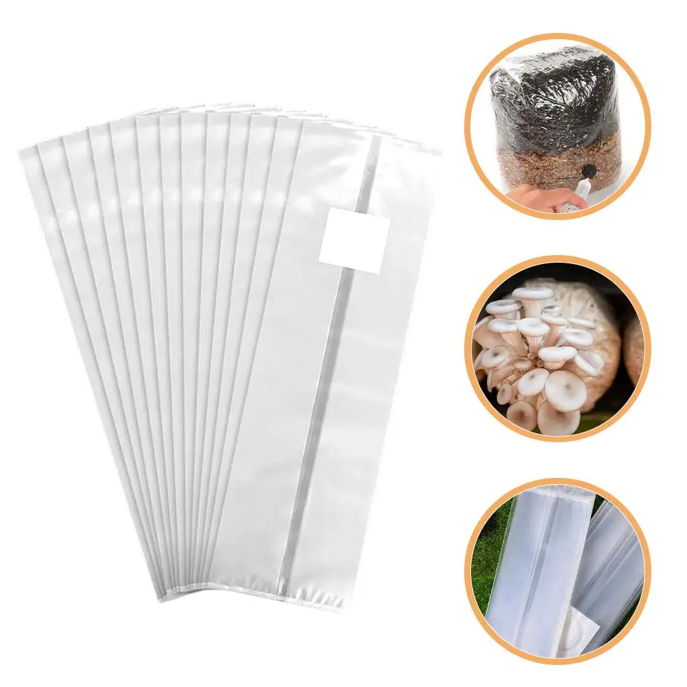 20 sacchetti per la coltivazione di funghi, kit per la raccolta della polvere, sacchetti per la raccolta di polipropilene