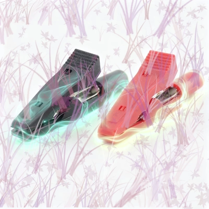 2 مللي متر الموز التوصيل التمساح كليب اختبار الرصاص موصل كابل التمساح معزول تحقيقات محول ل متعدد التمساح القلم C3 #1