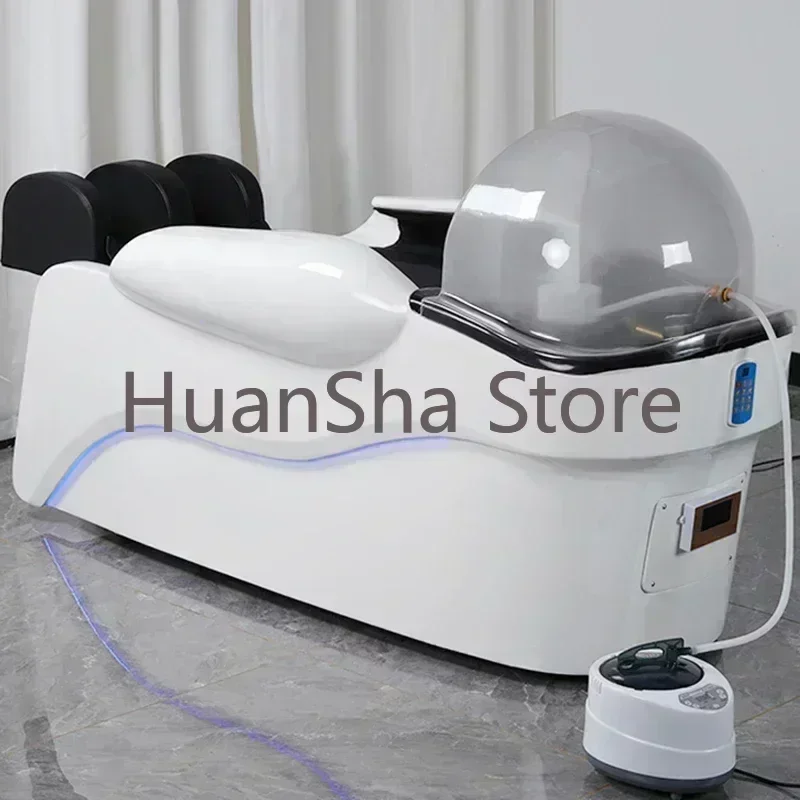 Head Spa Massage Hair Salon Chair Japanese Beauty Shampoo Chair Professional Washing Machine Silla Peluqueria Furniture LJ50SC