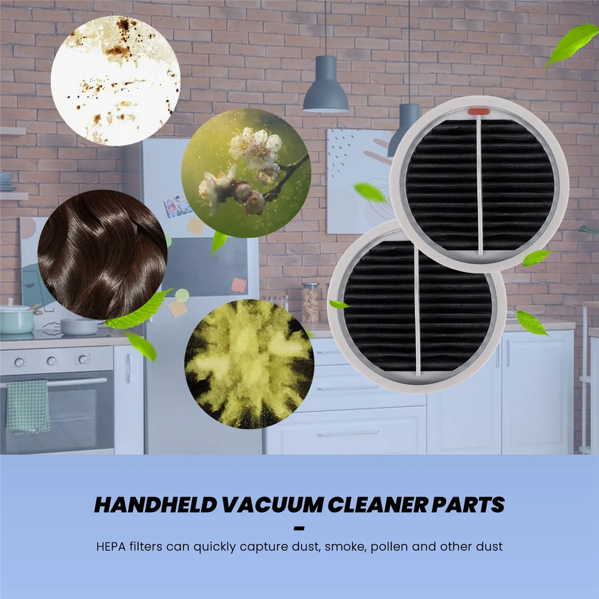 5 шт. моющийся HEPA-фильтр для беспроводного пылесоса Xiaomi Roidmi X20/X30/X30/S2/F8 Storm Pro_ABLE