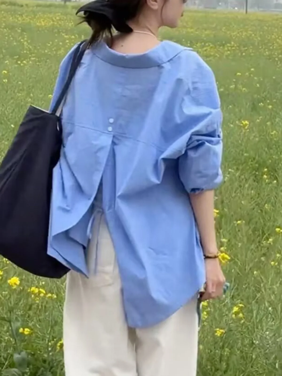 

Blue Summer New Arrival Lightweight Casual Women's Sun Protection Shirt Outerwear Cardigan Long Sleeve Collar Regular Fit