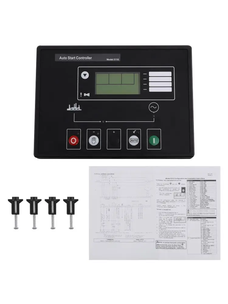 Generator Electronic Controller Control Module LCD Display For Deep Sea DSE5110