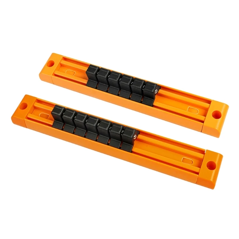 

Socket Holder Bit Storage with 6/7 Steel Slot Clips Screwdriver Bit Dropship