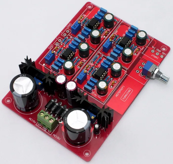 NE5534 preamplifier finished board based on MBL6010 circuit