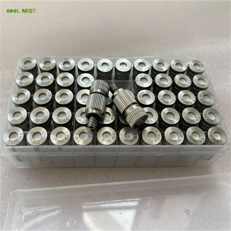 Imagem -02 - Bico de Névoa de Bicos de Nevoeiro Fino Mister Sistema de Pulverização de Água Qualidade Atomização 100bar Rosca 02 mm 10 24 50 Pcs por Lote Aço Inoxidável A110