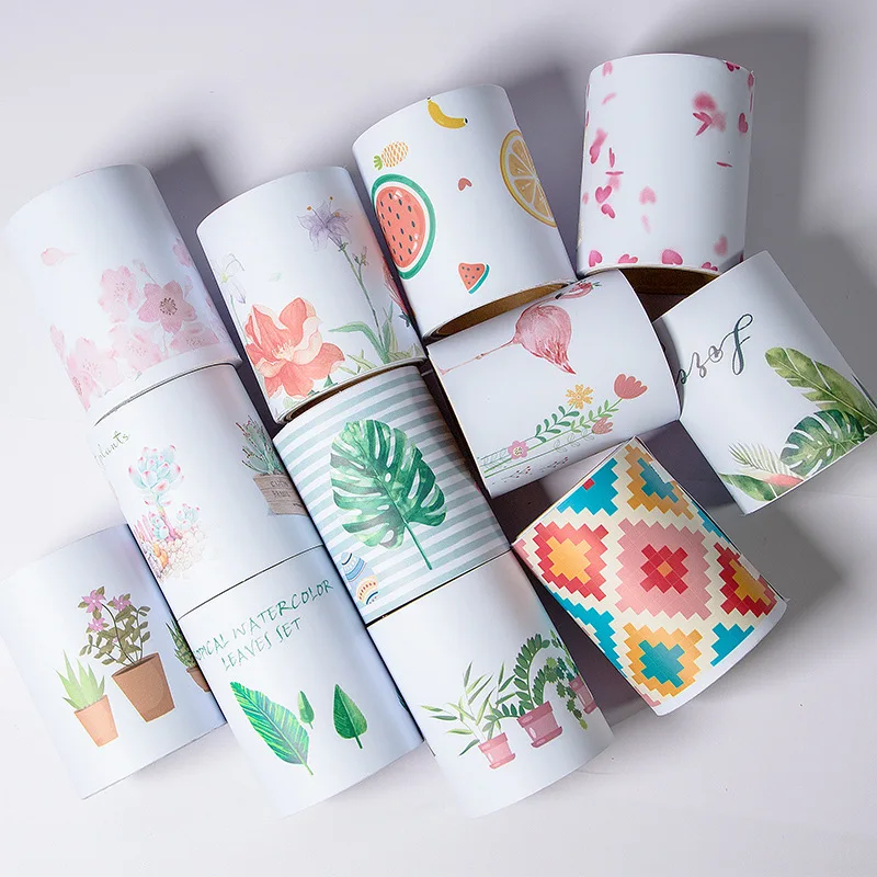 Multi-Surface Wall Decals Self-Adhesive - Waterproof Baseboard Tape for Tile Floor Transition, Home Renovation Trim Protection