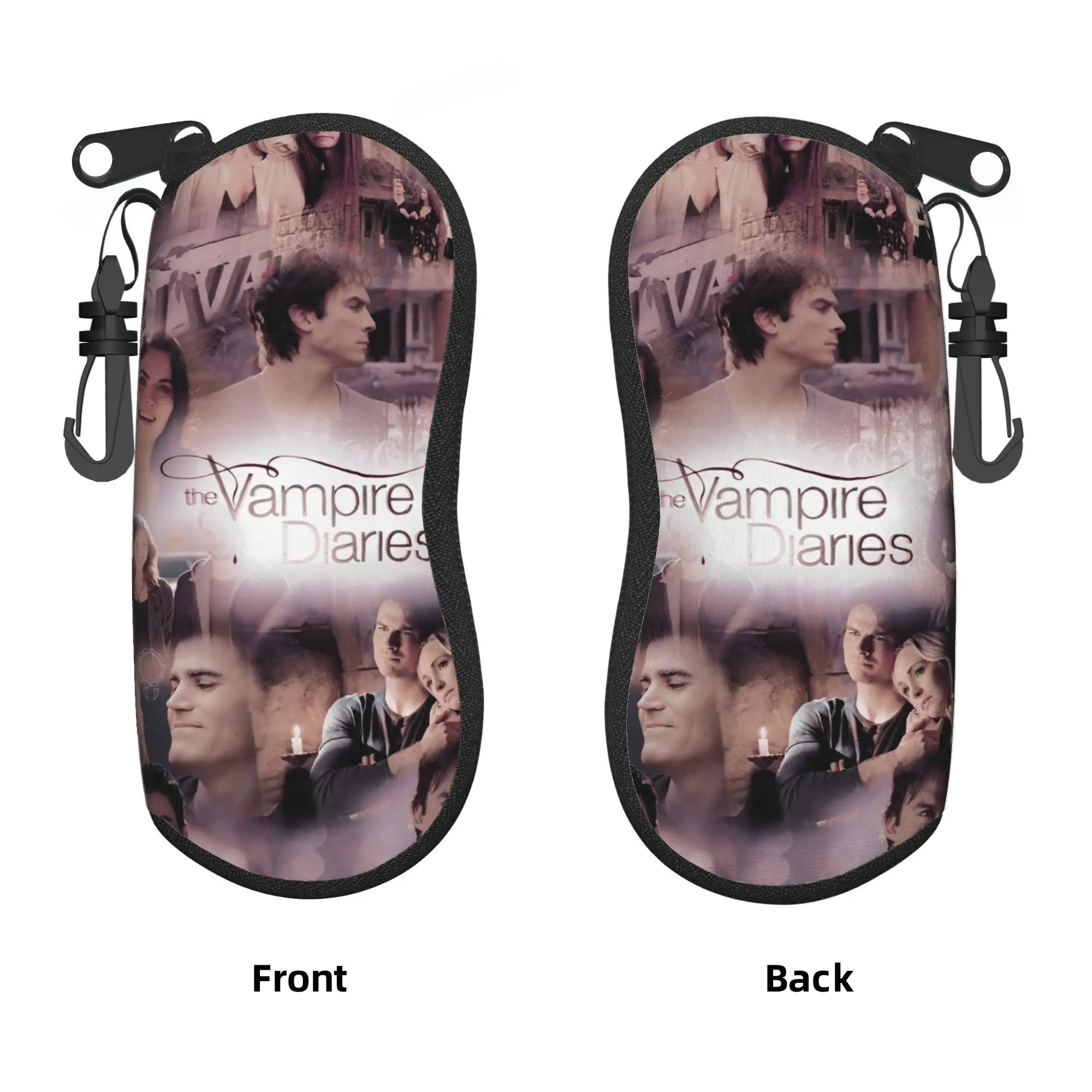The Vampire Diaries Damon salvatore Glasses Case Sunglasses Case Unisex Classic Eyewear Accessory Custom Eyeglass Cases Cover