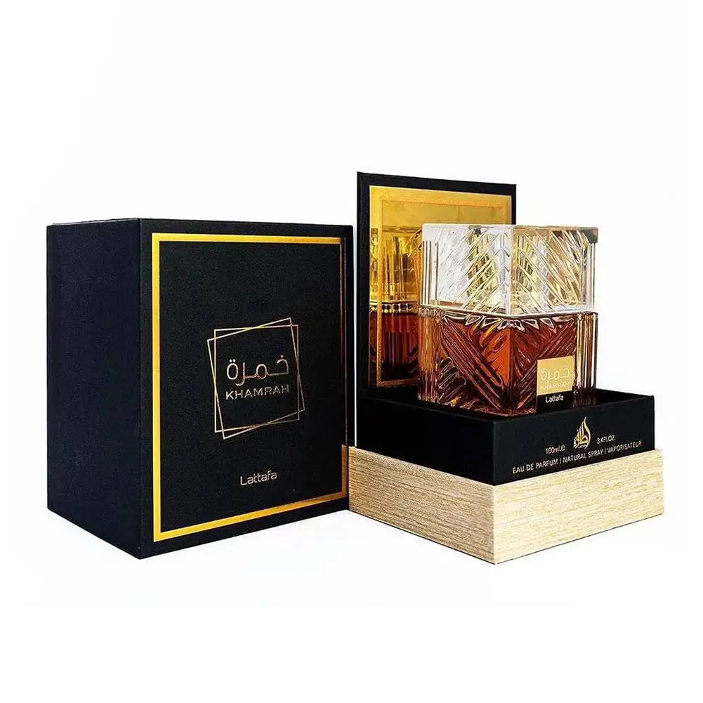 Lattafa Khamrah Qahwa 3.4 Oz Eau De Toilette untuk pria dan wanita parfum Dubai Arab Timur Tengah