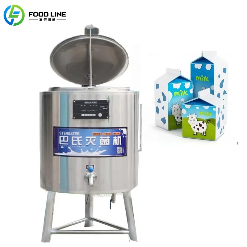 Customized Industrial Yogurt Pasteurization Machine Heavy Duty Milk Sterilizer with Precise Temperature Control Easy Operate