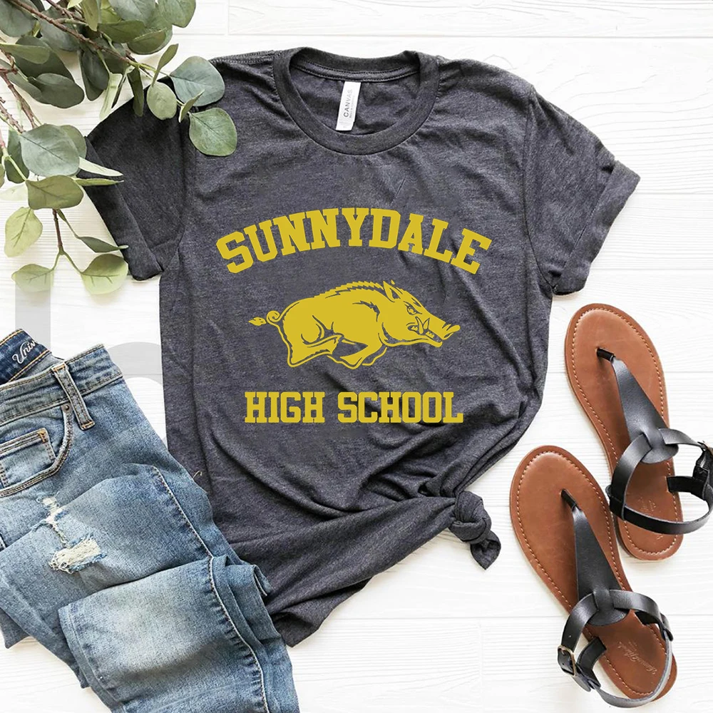 Sunnydale High School Shirt Buffy The Vampire Slayer T-shirt Vintage Sunnydale High Varsity Tee Unisex Short Sleeve Hipster Tops