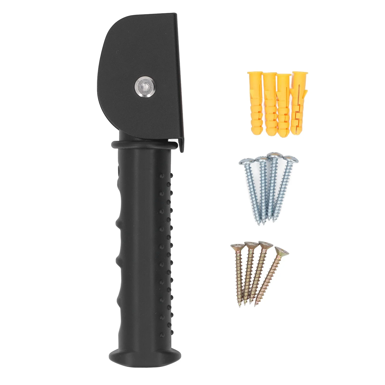 Flip Up Grab Bar Stainless Steel Rubber Support Grip Assist Handle for Doorway Stairs Wall 350lb Load Capacity