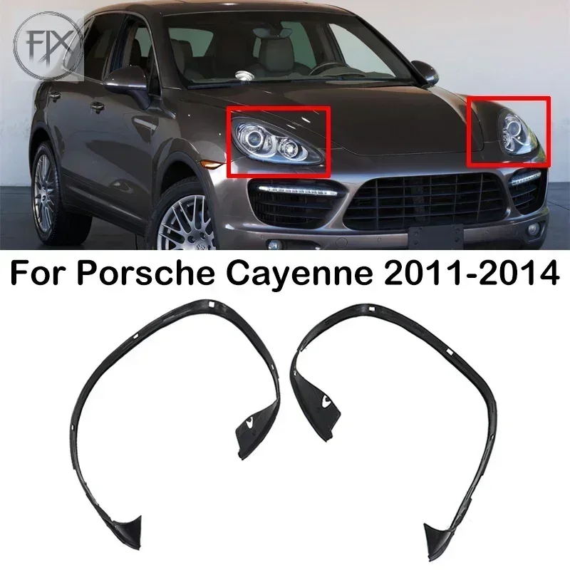 

Новый! Для Porsche Cayenne 2011 2012 2013 2014, резиновая уплотнительная лента для фар автомобиля, декоративная полоса для фар, водонепроницаемый доступ