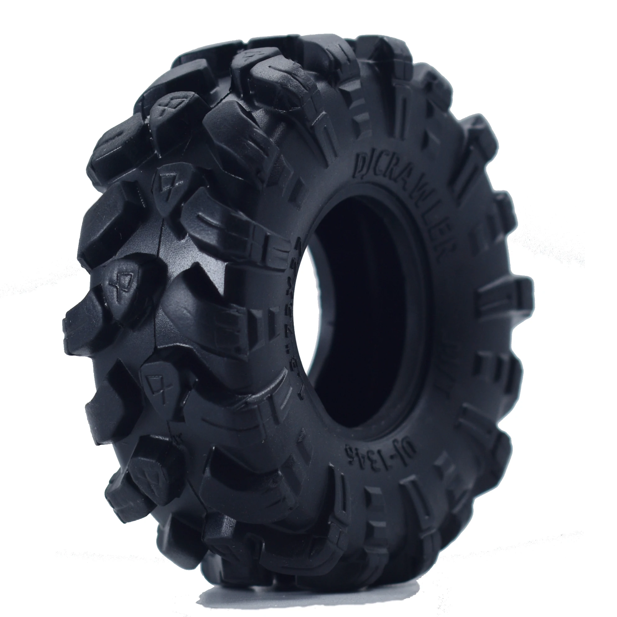 DJ Super Large Soft 1.3 Inch Tire 72 * 27mm Muddy Swamp Tire for TRX4M 1/18 1/24 Axial SCX24FCX24, Come with Silicone inserts