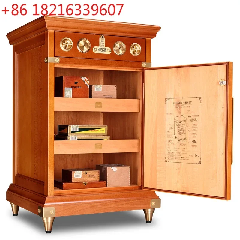 TAO Constant temperature and moisturizing cigar cabinet Large capacity cedar wood cigar box moisturizing cabinet