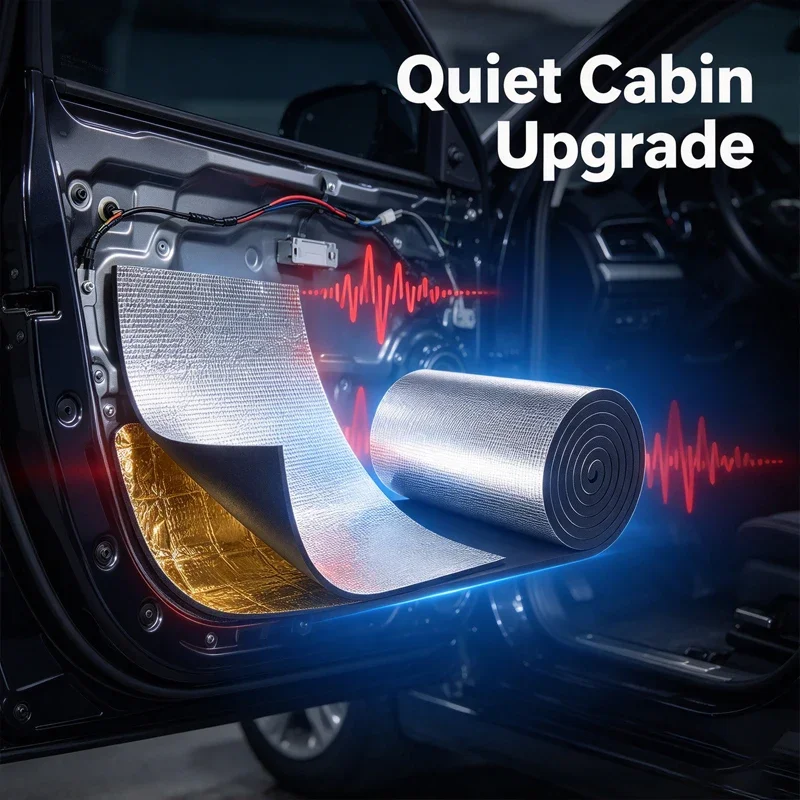 Car soundproofing cotton, shock absorption, noise reduction, shock absorption, high temperature resistance