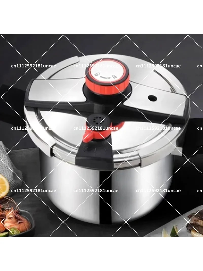 

Thickened 304 Stainless Steel Pressure Cooker, Large Capacity, Induction Cooker Compatible, Household Kitchen Essential