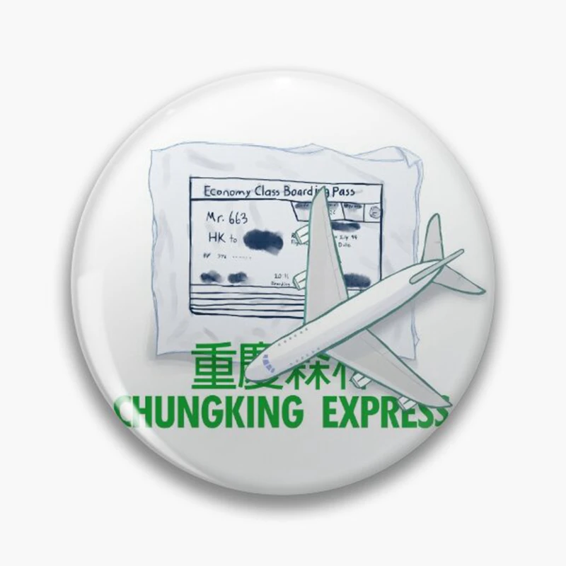 Pin de botón de película clásica Vintage Chungking Express en el estado de ánimo para el amor, arte Retro Wong kar-wai, insignia de broche, coleccionable para fanáticos, 58mm