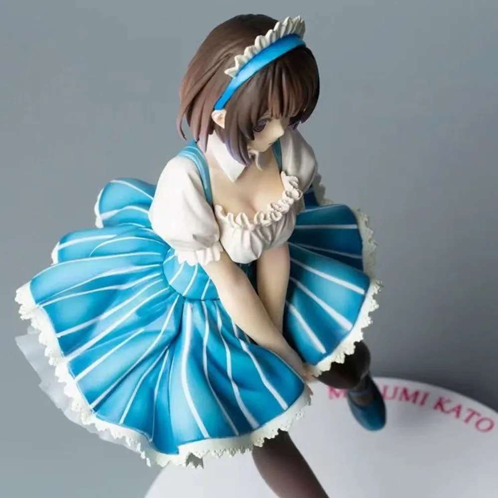 24cm Saenai Heroine no Sodatekata Fine Kato Megumi 1/7 Maid ver Japanese Anime PVC Action Figure Toy Game Collectible Model Doll