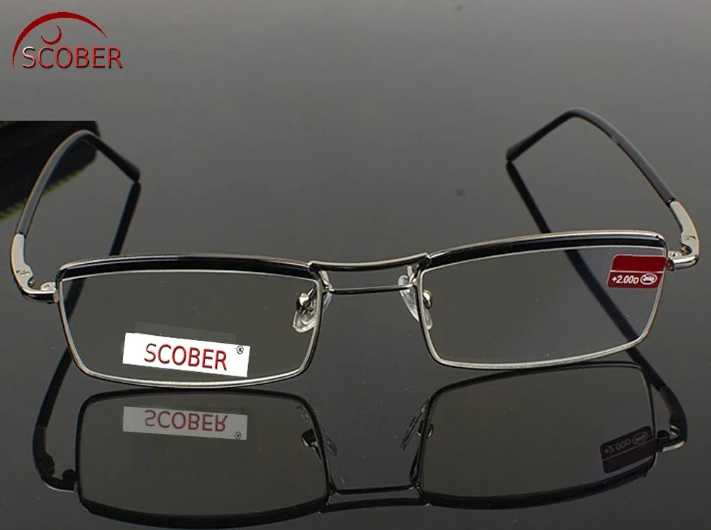 Progressive Multifocal Reading Glasses Designer Double Bridge Duke Commercial Man See Near And Far TOP 0 ADD +1 To +4