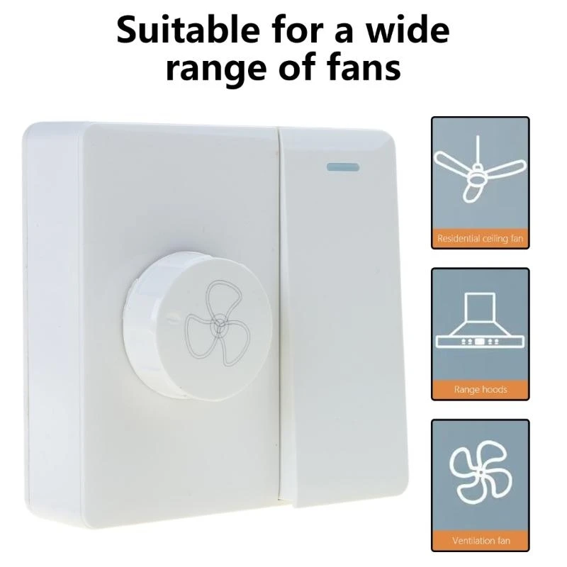  User Friendly Ceiling Fan Control Panel 86 Type Adjustment Tool Speed Switches