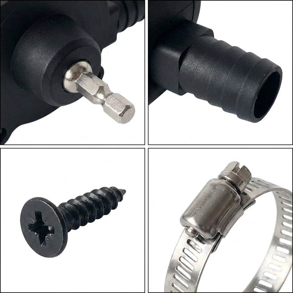 Portable Drill Mount Pump for Oil Water Transfer Self Priming Technology Supports Reliable Operation Temperature Ranges