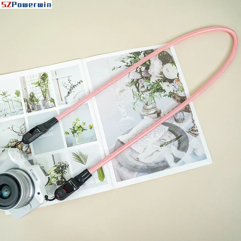 Ремешок на плечо Powerwin для камеры Nikon Panonic Canon r50 Sony a7c2 Pentax Fujifilm xt5 Micro, шейный ремень для одной камеры