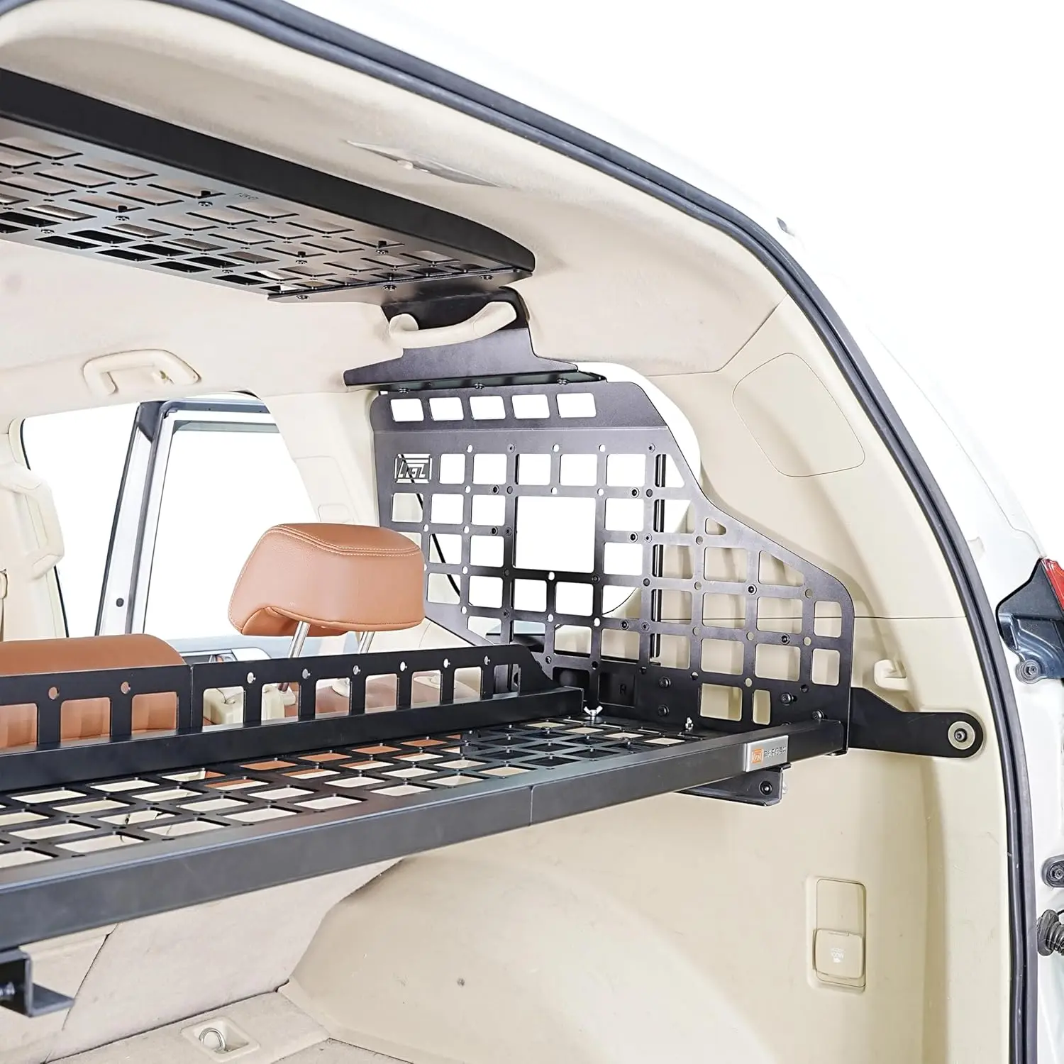 CGZ Molle Panels Fit for Toyota Land Cruiser Prado J150 / Lexus GX460 2010-2022 Rear Trunk Cargo Shelf Storage Organizer Racks