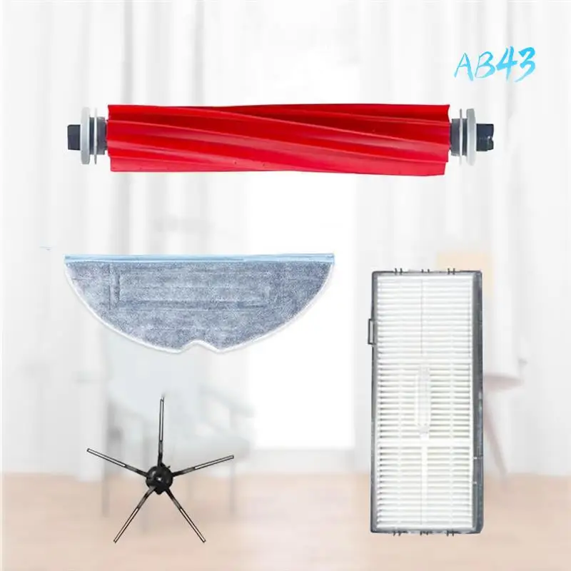AB43-Für Roborock S7 S7 Plus S7 Maxv S7 Maxv Ultra S7 Pro Ultra Roboter Staubsauger Wichtigsten Seite pinsel Hepa-Filter Mopp Tuch