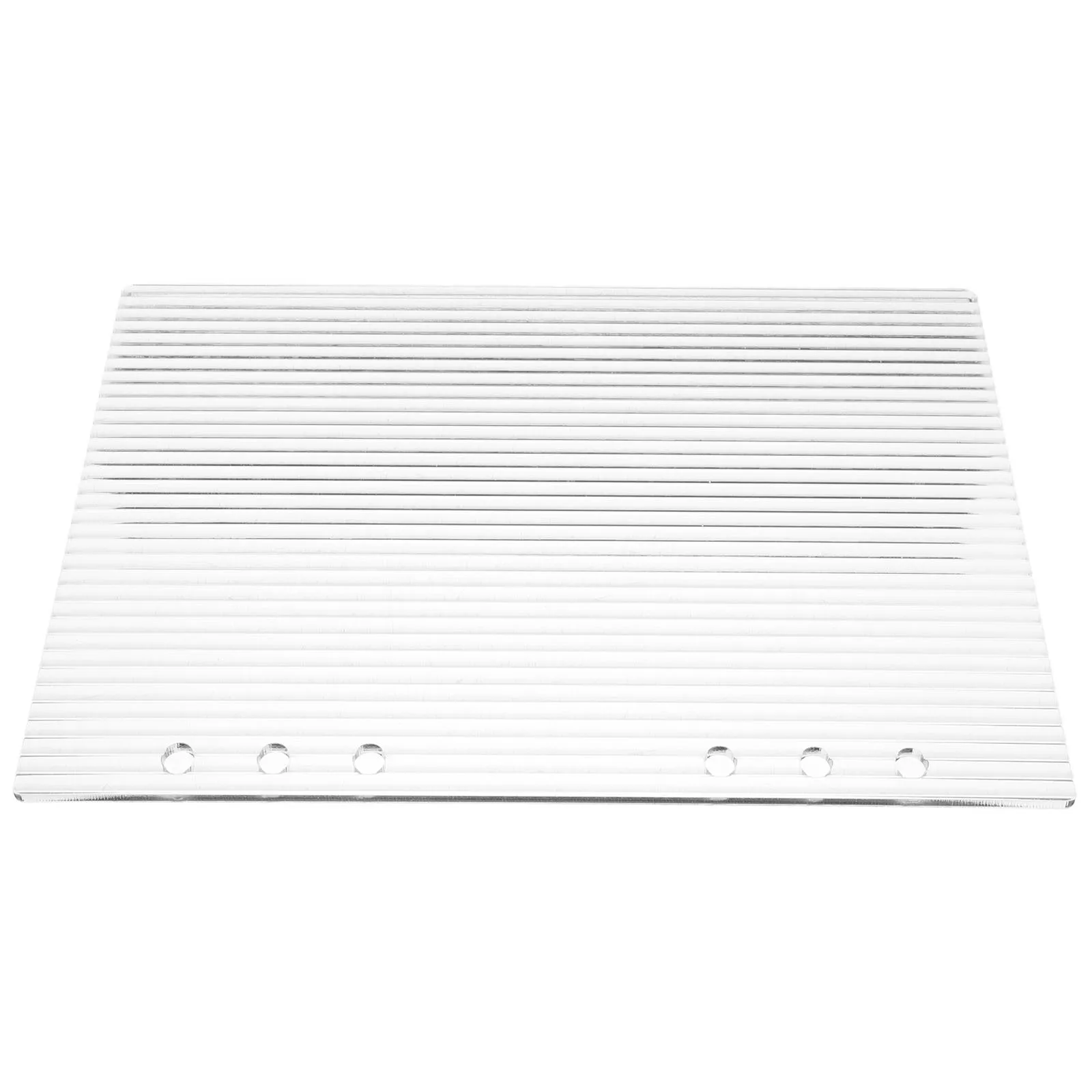 Raccoglitore a 6 anelli con copertina in acrilico trasparente A5 Agenda trasparente Notebook Journal Budget Organizer Copertina per agenda da viaggio