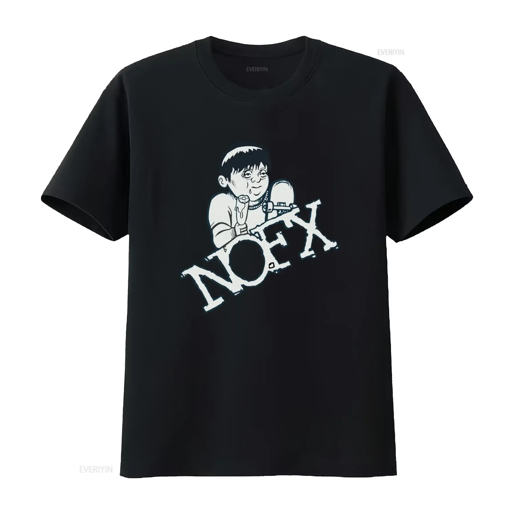 Camiseta NOFX Punk Rock Estilo Skater con Corndog Edición Tour 2008 Talla XL Fat Wreck Chords Merch Vintage Lavada Transpirable