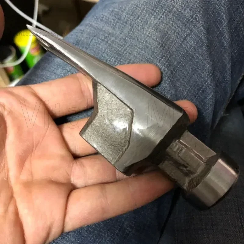 

Молоток из высокоуглеродистой стали с головкой в форме овечьего рога, прочный и долговечный, угловой, профессиональный, для работы с металлом, аксессуар для инструментов