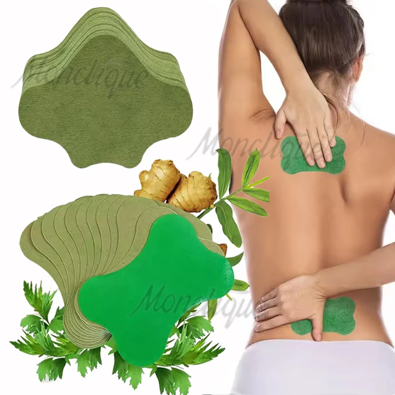 

12/24 PCS Lumbar Spine Patch Long-lasting Warm Patch For Knee Waist Neck Moxibustion Massage Patch for Athletes Office Workers