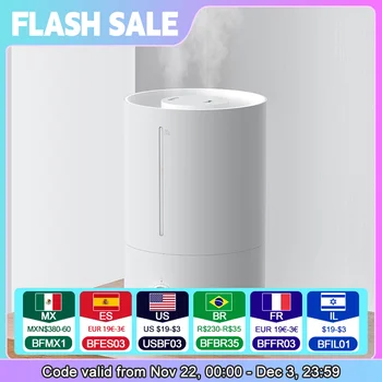 샤오미 미지아 가습기 2 300mL/h 가습, 4L 대용량 미스트 메이커, 물 추가, 가정 습도 조절, 저음
