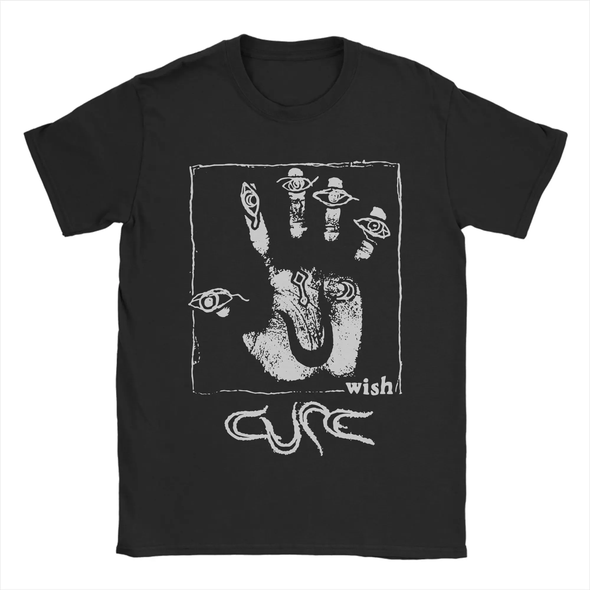 Hot Sale British Punk Gothic Rock Band The Cure Graphic Print T-Shirt Men Women Streetwear Harajuku Fashion Casual Oversized Top