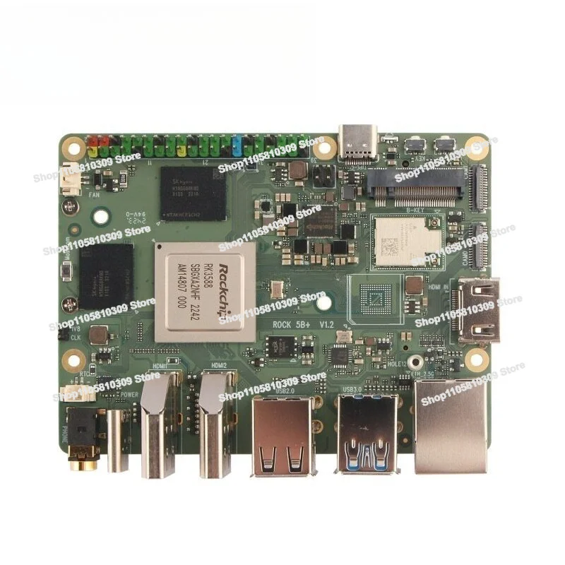 ROCK 5B + Development Board RK3588 8-core CPU Supports 8K HDMI and WiFi 6