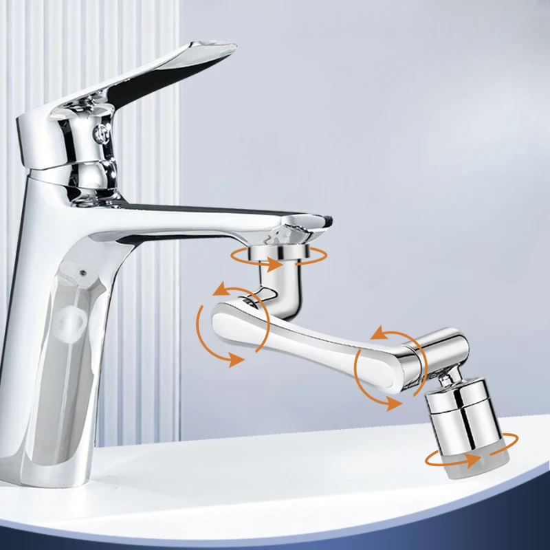 

SAMODRA/Shamuduo robotic arm splash proof faucet lifting and extending device 1080 degree universal rotation bubbler