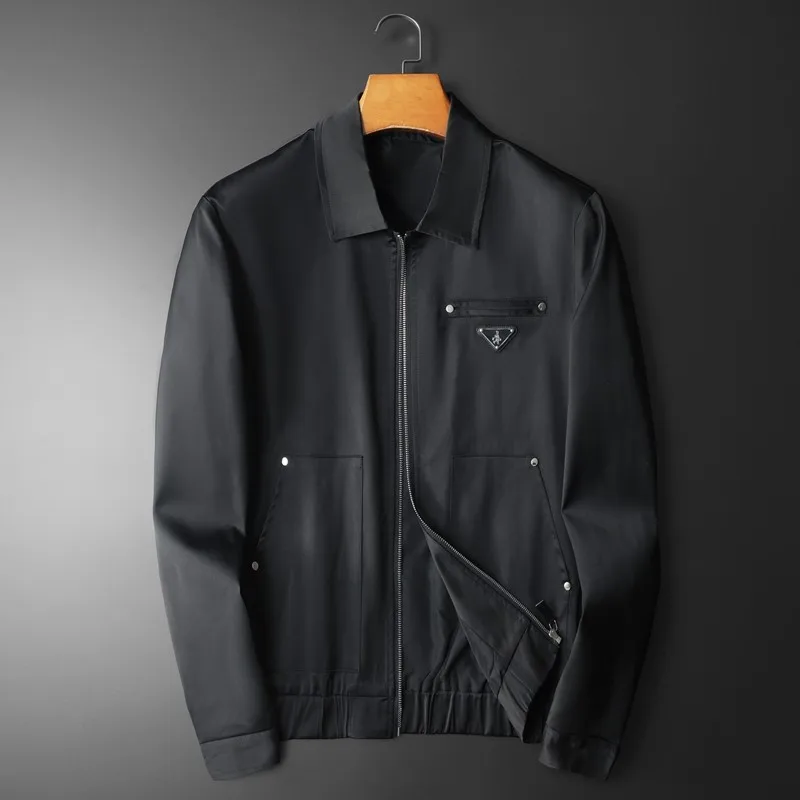 

Мужские куртки-бомберы с отложным воротником на весну-осень 2026: высококачественные повседневные деловые и модные уличные куртки для мужчин