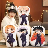 Kawaii Jujutsu Kaisen Plush Pillows Cute Gojo Satoru Dakimakura Anime Cushion Yuji Itadori Throw Pillow Geto Suguru Stuffed Doll