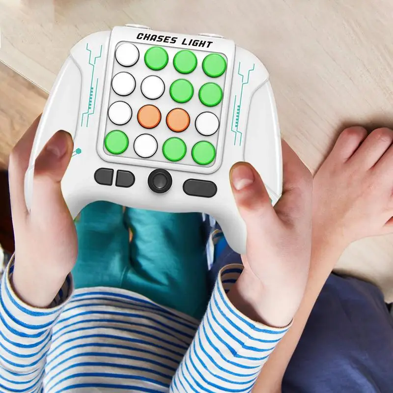 Pop Light Up Handheld Quick Push Toy Game, Speed Push Game Machine, Jogos de Viagem, Quebra-cabeça Rápido para Meninos e Meninas, Adultos