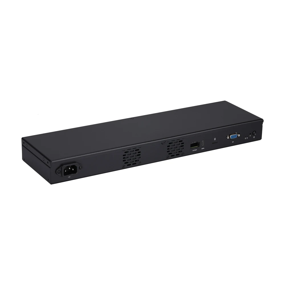 Qotom Mini PC Q20342G9-1U Atom C3808 With AES-NI NIC SFP+ Computer