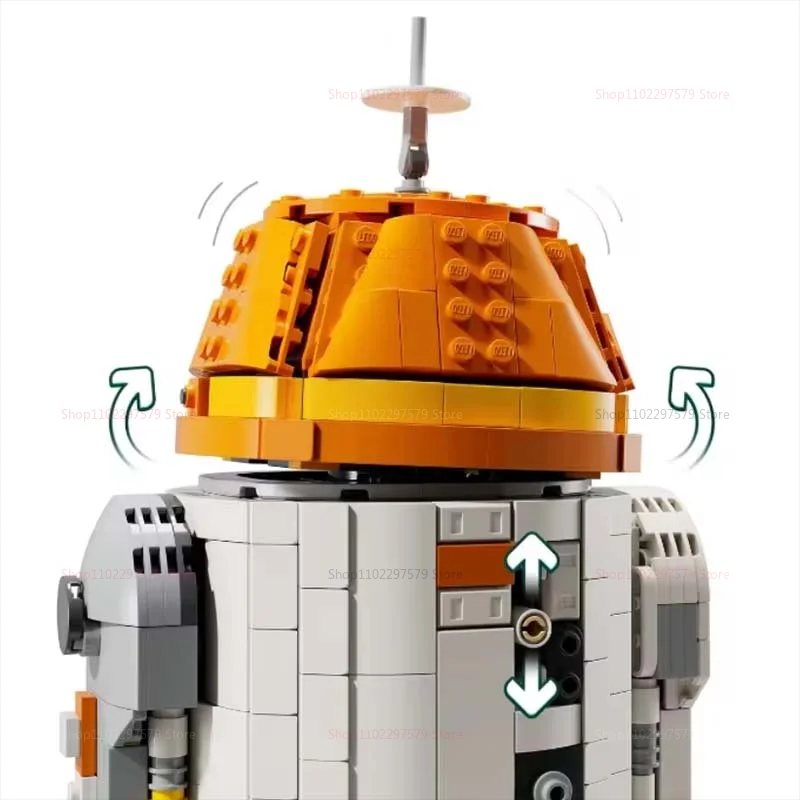 New Technology Robot MOC 1039Pcs Building Block Sets Creative Assembly STEM Toy Kids Birthday Adult Christmas Gifts Collectible