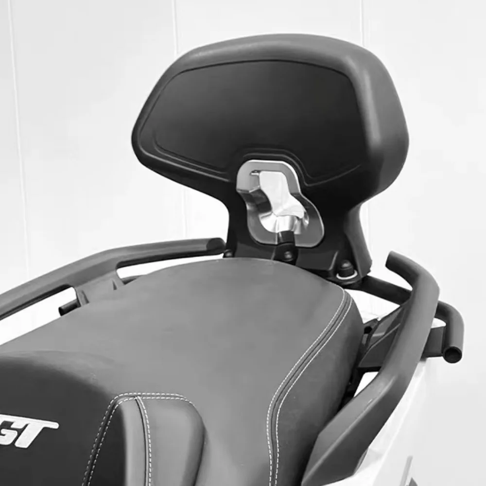 FOR VOGE SR4MAX Integrated Dedicated Passenger Rear Backrest with Thickened Sponge Waist Support Reinforced Rear Rack And Large