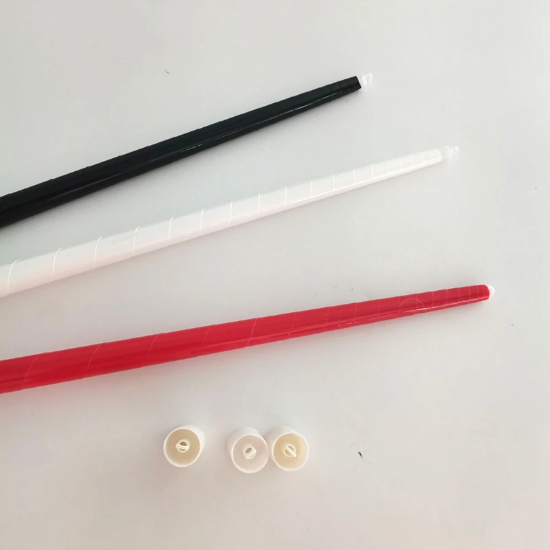 Triple Color Changing Cane White Red Black Magic Tricks Magician Stage Gimmick Props Accessories Comedy Cane to Silk Magia