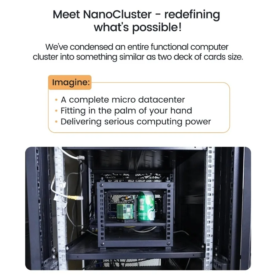 جديد Sipeed NanoCluster Mini Cluster Board مركز بيانات صغير لـ Raspberry Pi CM45/الكمبيوتر/LM3H/M4N