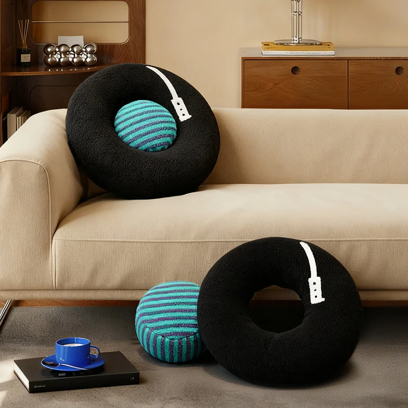 Exquisite Record Plush Toys Soft Realistic Record Pillow Room Decoration Ornaments Multi-functional Throw Pillow Gift For Friend