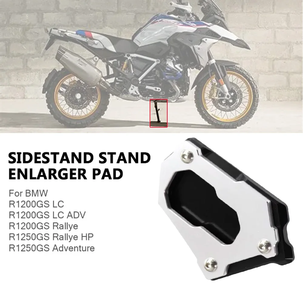 For BMW R 1250 GS Adventure R 1250GS Adv Rally R1200 GS Adventure 2018-2023 Motorcycle Kickstand Foot Side Stand Enlarge Support