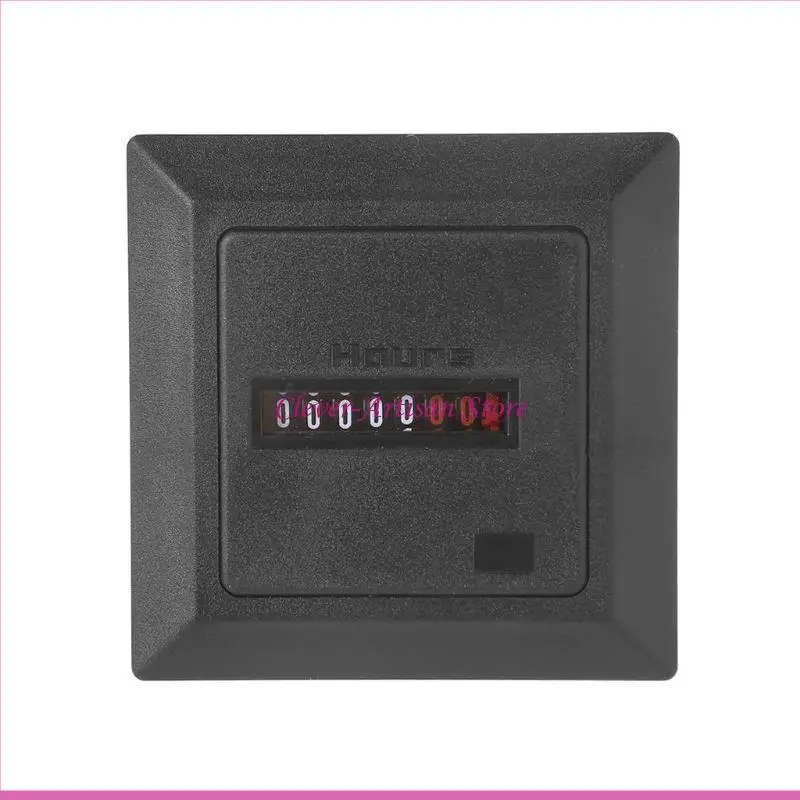 E06B Nauwkeurige HM-1 Timer Square Teller Digitaal 0-99999,9 uur Meter Hourmeter-meter 0,3W AC220-240V / 50Hz AC
