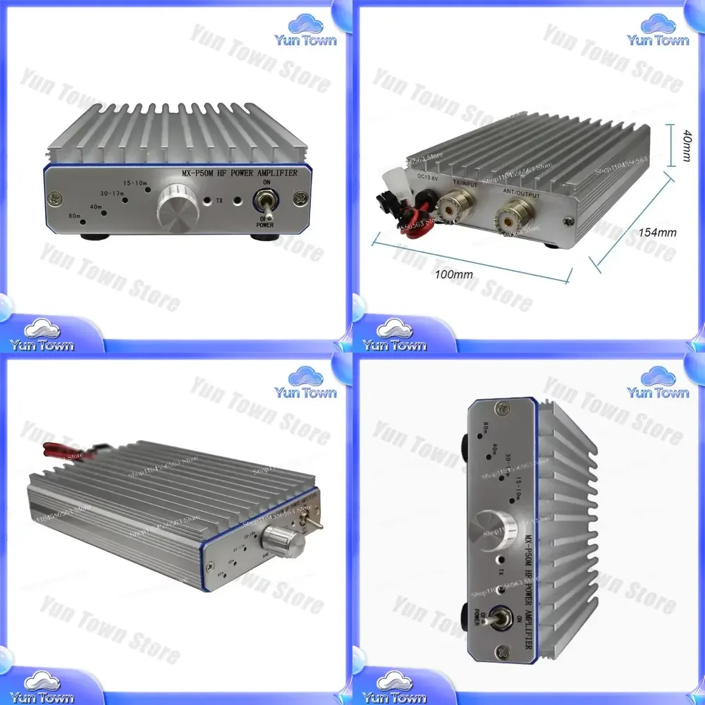 45W MX-P50M HF Power Amplifier for FT-817 IC-703 Elecraft KX3 QRP FT-818 Xiegu G90 G90S G1M X5105 ham radio amplifier 20m 40m