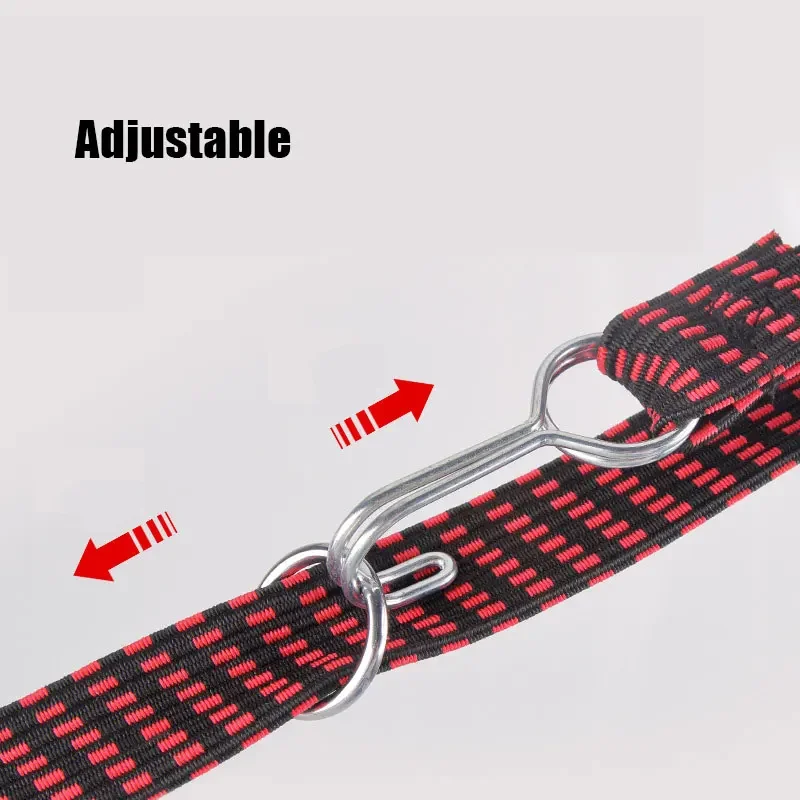 Motorcycle Elastics Rubber Luggage Rope Cord Hooks Bikes Rope Tie Auto Luggage Roof Rack Strap Fixed Band Hook Car Accessories